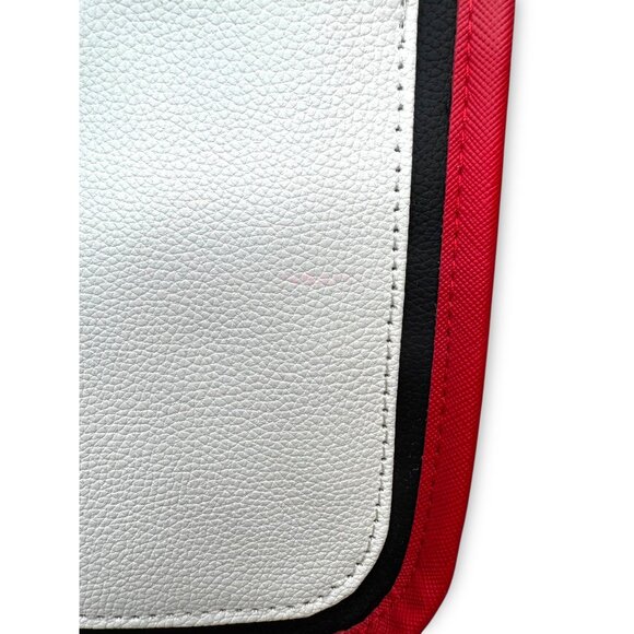 Disney Arrivederci Minnie Crossbody Bag Red Black White Polka Dot - Picture 9 of 12